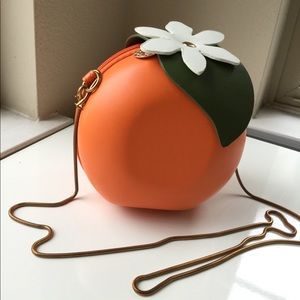 Orange Fruit Crossbody Bag